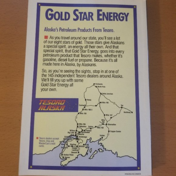 Vintage 1990 Bell's 30th Ed. ALASKA Yukon Travel Guide NEW Rand McNally - Picture 2 of 4